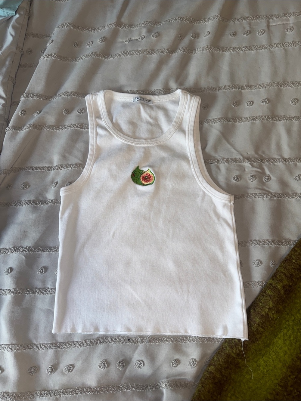 Zara White Tank Top